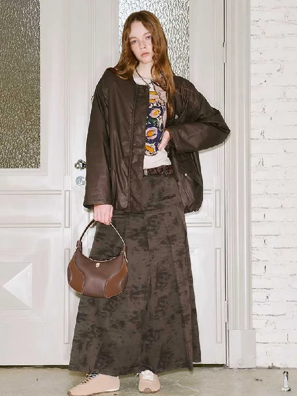 Round neck slim short jacket【s0000010793】 Lace Jacket Ribbed Jacket Sequined Jacket