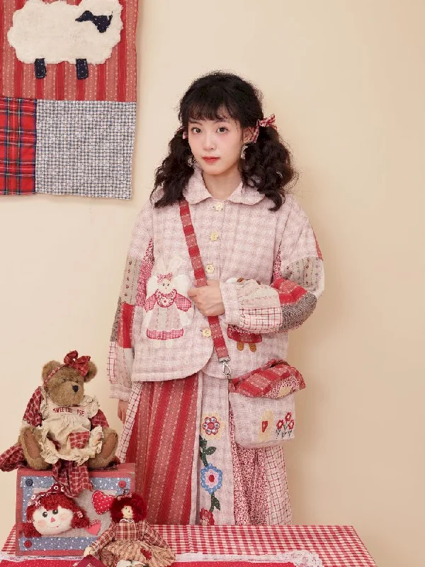 Doll Collar Cotton Jacket【s0000010897】 Hoodie Zip-Up Jacket Button-Up Jacket