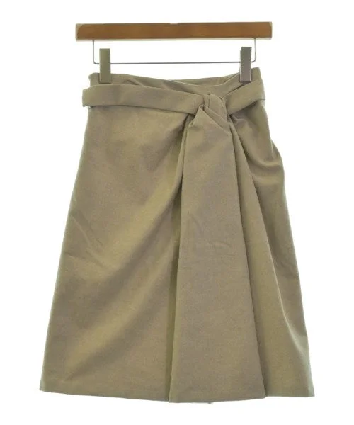 JIL SANDER Knee length skirts linen skirt light