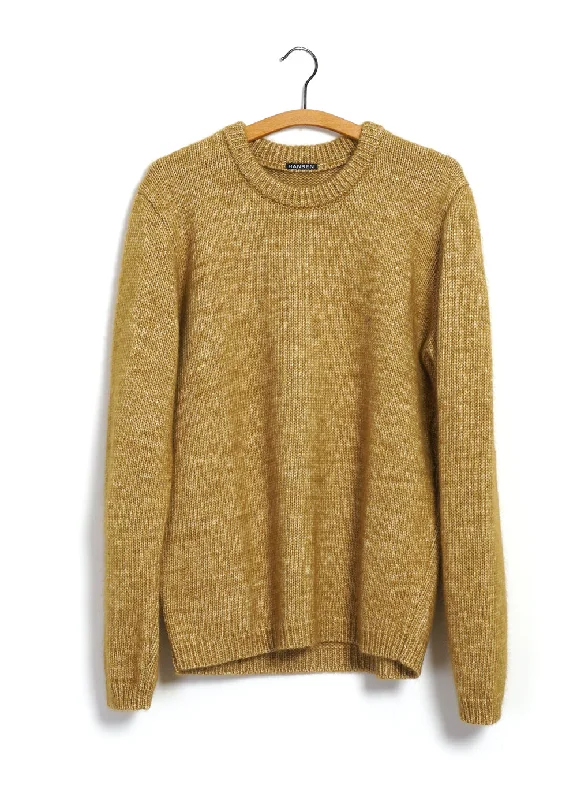 ESKE | Crew Neck Sweater | Gold Polka Dot Checkered Tartan