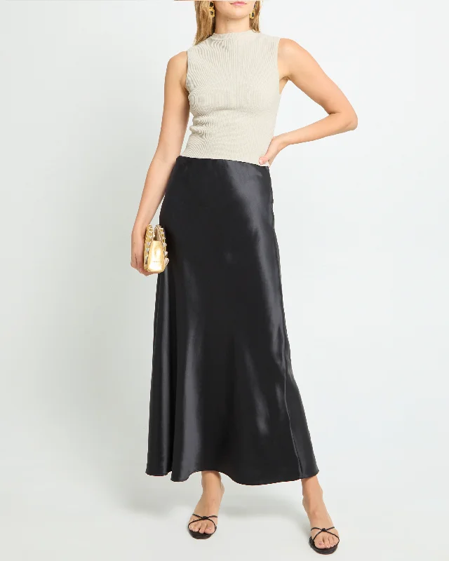 Skylar Silk Maxi Skirt