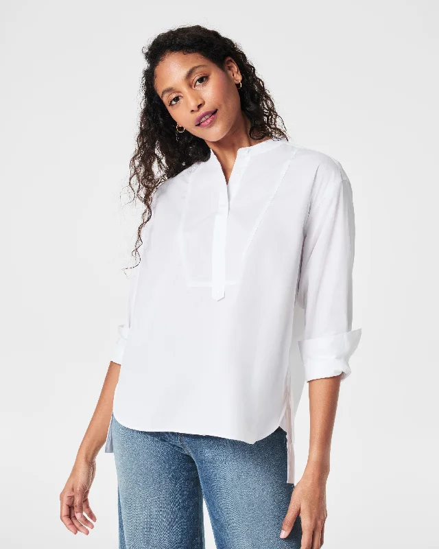 The Best Poplin Oversized Tuxedo Shirt