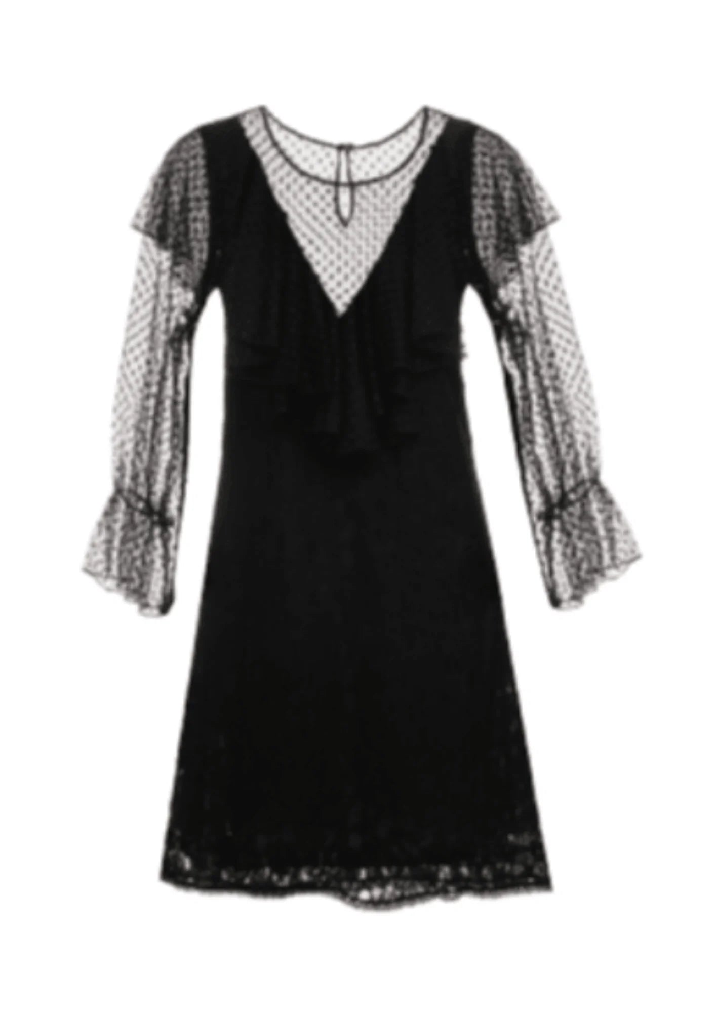 BLACK MINI DRESS Stylish Sweetheart Mini Dress
