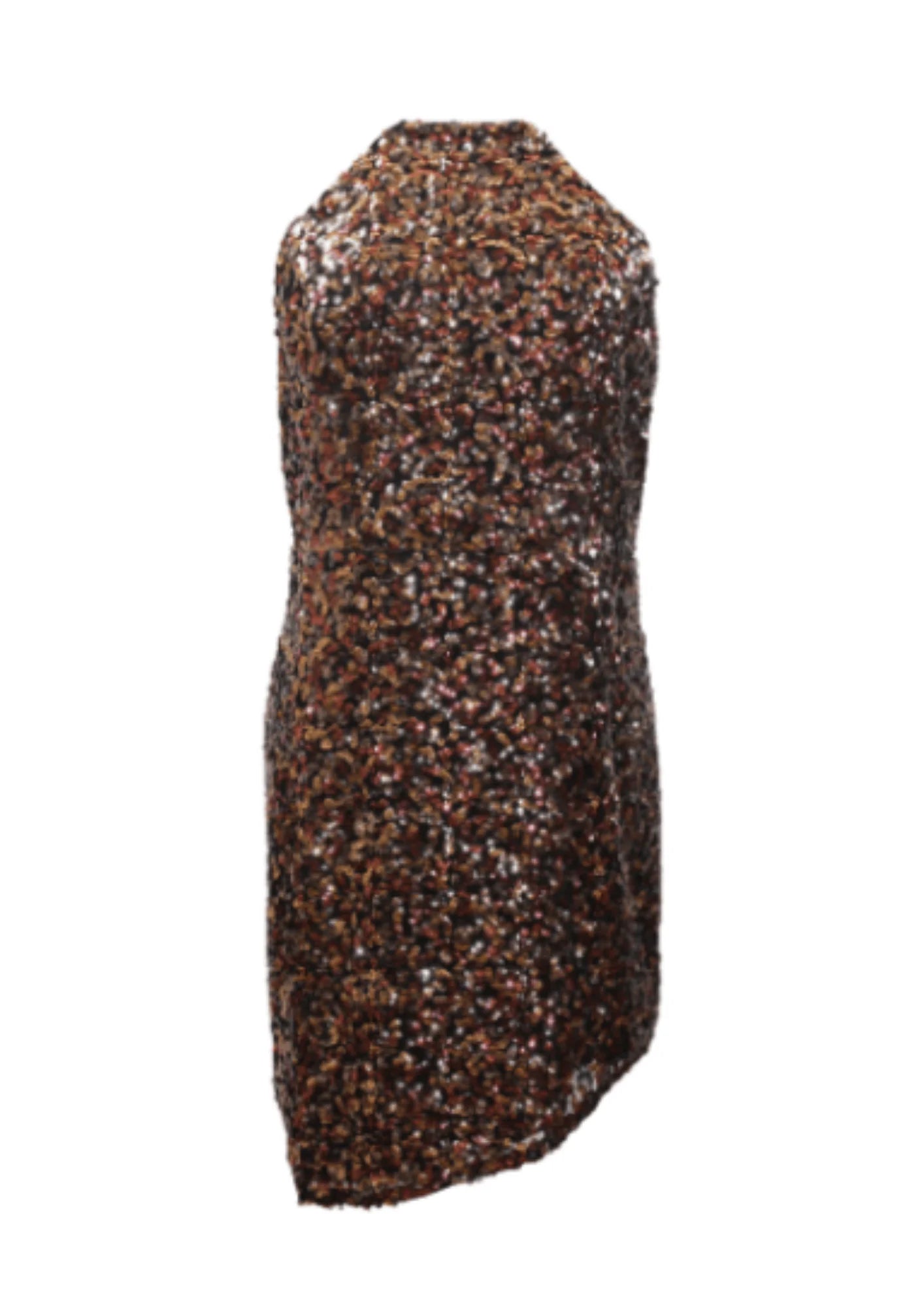 MAUVE SEQUINED MINI DRESS Comfortable Smocked Mini Dress