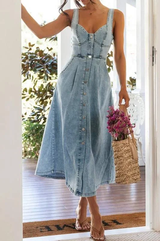 PATCHWORK SLEEVELESS MINI DRESS Cozy A-Line Mini Dress