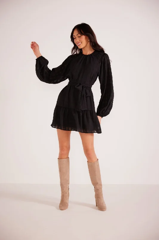MINK PINK CLARENCE CHIFFON MINI DRESS Chic Sleeveless Mini Dress